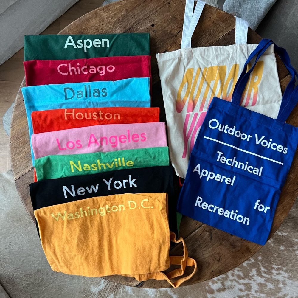Outdoor Voices Limited Edition Market Totes
